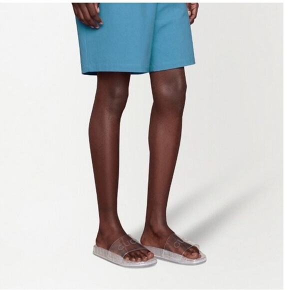 Gucci Pursuit slides transparent size 8 men - Picture 3 of 7